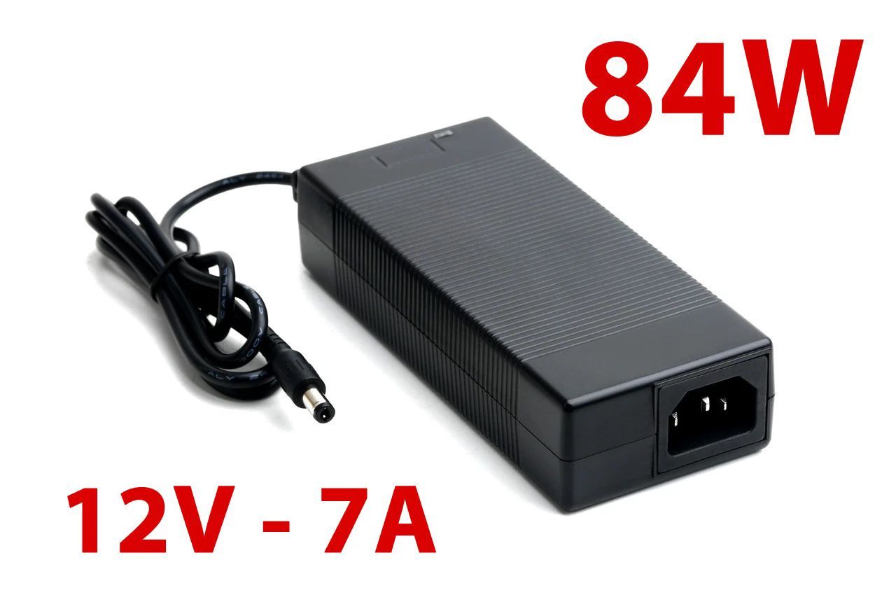 AC DC Adapter 84W 12V 7.0A for Mini ITX Computers